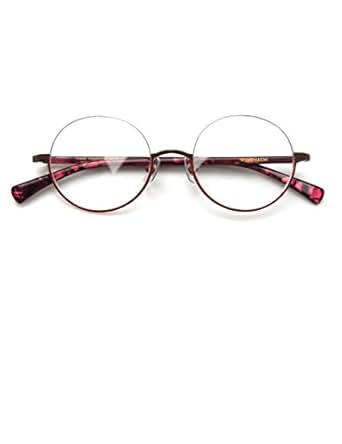 Komehachi - Vintage Retro Round Under Semi Rimless Unisex