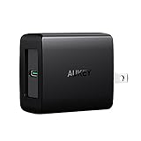 AUKEY Amp Duo USB Wall Charger with Power Delivery for Nintendo Switch 2017, Google Pixel/XL and More