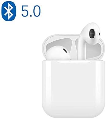 i16 Wireless Bluetooth Earbuds Earbuds Dual Channel Ear Call Technology with Mic and Charging Box for iPhone Samsung and Other Smartphones (Bluetooth 5.0)
