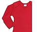 Laughing Giraffe Baby Infant Blank Long Sleeve Sleeper Gown with Mitten Cuffs 0-3 Months (Red, 0-3 Months)