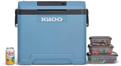 IP42C Passiv‑Kühlbox 42l eisblau – robuste Thermobox für Camping