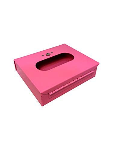 Sanitary Napkin & Tampon Disposal Bag Dispenser -Box Format, Pink, 10 Units