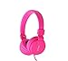 Kids Headphones On-Ear Comfortable Foldable Headphones for Kids Lightweight Stereo Headset for Kids Childrens Girls Boys Smartphone PC Tablet MP3/4 Video Game Toddler Headphones (Pink)