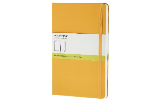 Moleskine Classic Notebook, Pocket, Plain, Orange Yellow, Hard Cover (3.5 x 5.5)