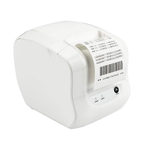 MFLABEL Thermal Receipt POS Professional Printer with USB LAN Serial Port Payment Machine for Home Business, Shop, Supermarket