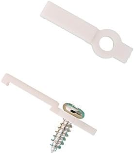 Gxilee 50PCS Plastic Mounting Clip Fixing Bracket for 5050 5630 LED Strip Light, Come with Screws(Ideal for 10mm Wide Non-waterproof LED Strip Light)