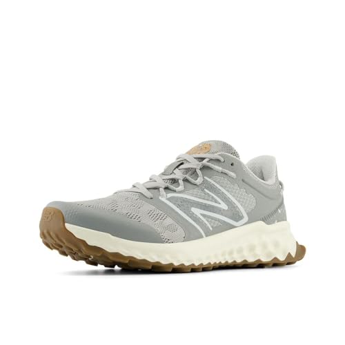 New Balance Womens Fresh Foam Garoé V1 Midcut Trail Running Shoe Arctic Grey/Orb Pink/Limelight 12 Wide