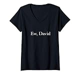 Womens Ew David Rose Pop Culture V-Neck T-Shirt