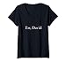 Womens Ew David Rose Pop Culture V-Neck T-Shirt