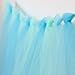 Just Artifacts Decorative Tulle Fabric Roll 6-Inch x 25-Yards (Color, Caribbean Blue)