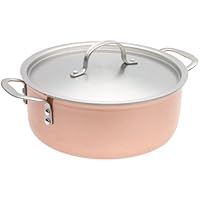 Calphalon Tri-Ply Copper 5-Quart Saucier with Stainless Lid