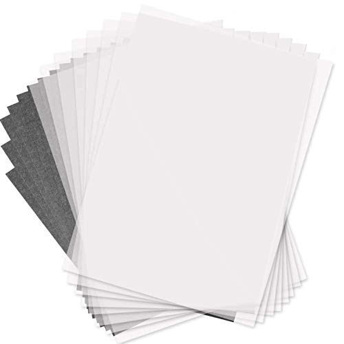 Selizo 150 Pcs Tracing Paper and Carbon Graphite Paper for Wood Burning