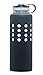 Hydroskins Water Bottle Silicone Sleeve Compatible with Hydro Flask, Takeya, ThermoFlask, Fifty/Fifty, Simple Modern,Protection and Grip (Black, 32 Ounces)
