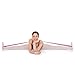 My Way Fitness Ballet Stretch Band by MWF - Perfect for Ballet, Dance, Gymnastics and Ice Skating - Premium Gift Box, Velvet Bag and Guide Included - Pink