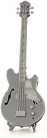 3D Metal Nano Puzzle Model Kit with Tweezers - Electric Bass Guitar