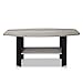 FURINNO Simple Design Coffee Table, French Oak Grey/Black primary