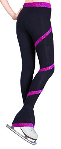 image for ny2 Sportswear Figure Skating Spiral Polartec Polar Fleece Pants (Holo