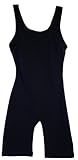 Girls Black Tank Biketard Unitard