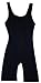 Girls Black Tank Biketard Unitard