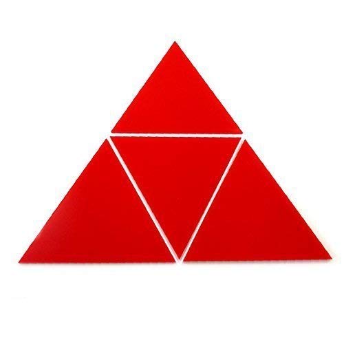 Super Cool Creations Red Triangle Mosaic Wall Tiles - Pack of 10-20cm x 20cm