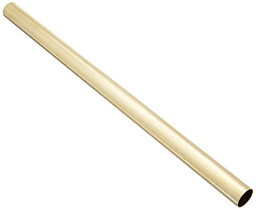 K & S PRECISION METALS 8144 21/32 x 12 Round Brass Tube