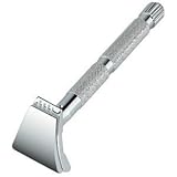Merkur Moustache and Eyebrow razor, Chrome-plated, in cardboard box with 1 blade