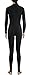 AveryDance Women's Spandex Polo Neck Front Zipper Stirrup Unitard