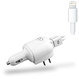 Naztech 2100 mAh All in One MFi Apple Certified Car & Wall Charger for iPhone 6 / 6s , 6 Plus & iPad