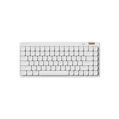 Photo 1 of Flow Lite 84 Keys Low Profile Mechanical Keyboard, 75% Swappable Rechargeable Wireless Keyboard with 2.4G Receiver, Bluetooth and Wired Connection for Windows, Mac/Spector Linear Switches (Off-White)