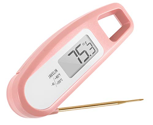 Lavatools PT12 Javelin Digital Instant Read Meat Thermometer for Kitchen, Food Cooking, Grill, BBQ, Smoker, Candy, Home Brewing, Coffee, and Oil Deep Frying