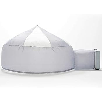 The Original AirFort Build A Fort in 30 Seconds, Inflatable for Kids, Gray/White