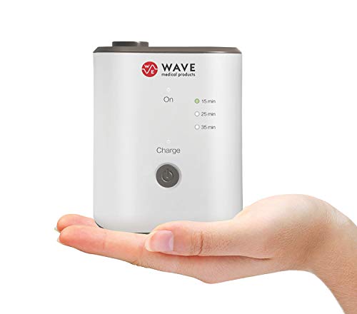 Wave Medical CPAP Cleaner and Sanitizer Bundle with Cycle Timer - CPAP Machine Cleaner System for Machines, Masks, and Tubing - Includes Heated Hose Adapter and Sanitizing Bag
