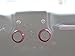 Opar 4PCS/Set Pink Air Conditioning Vent Cover Trim for 2011 - 2017 Jeep Wrangler JK