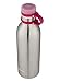 Contigo Matterhorn Vaccuum-Insulated Stainless Steel Water Bottle, 32 oz, Stainless Steel with Very Berry Accents