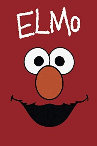 Elmo,: Muppets notebook for kids, 100 lined pages, 6x9''