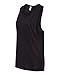 Bella B8803 Canvas Ladies Flowy Scoop Muscle Tank - Black44; Medium