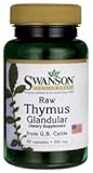 Swanson Raw Thymus Glandular 500 mg 60 Caps