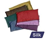 YogaAccessories Small Silk Eye Pillow (Unscented) - Twilight Blue