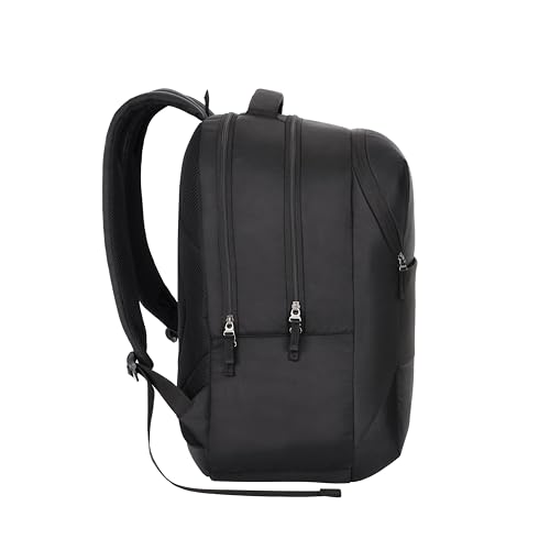 American Tourister Valex+ | 36L Backpack | 17" Laptop Bag | 3 Compartments | College & Office Backpack for Men and Women | Black | 1 Yr Global Warranty 3