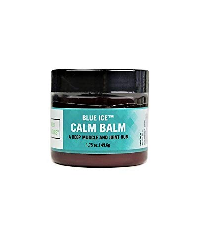 Green Pasture's Blue Ice CALM BALM Deep Muscle and Joint Rub 1.75oz Jar Green Pasture's Blue Ice CALM BALM Deep Muscle and Joint Rub 1.75oz Jar