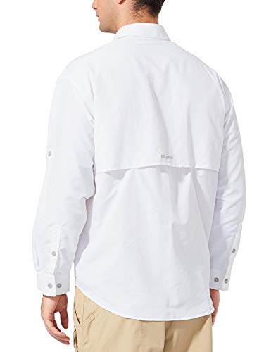 image for BALEAF Men's UPF 50+ Hiking Shirt Long Sleeve Shirt Outdoor Lightweigh