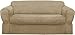 Maytex Piped Suede 2-Piece Slipcover Sofa, Flax