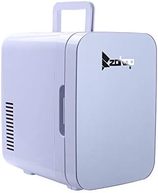 ZOKOP Mini Fridge| 6L/ 8Can Electric Cooler❉ and Warmer☀ Compact Refrigerator| AC/DC Portable Thermoelectric System| for Car, Outdoor, Office, Dorm, Apartment (Gray)