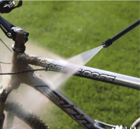 お子様の自転車、泥汚れにも