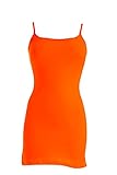 Plain Long Basic Camisole Cami Cotton Tank Top w/ Adjustable Spaghetti Straps