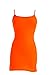 Plain Long Basic Camisole Cami Cotton Tank Top w/ Adjustable Spaghetti Straps