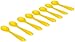 Green Eats 8 Pack Feeding Spoons, Yellow