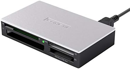 SmartMedia Card Reader Writer All-in-1 USB Universal Multi Card Adapter Slim Hub Read Smart Media, CF, xD, SD, SDHC, SDXC, UHS-I, MMC, MS Pro Duo, MD, Camera Flash Memory Cards For Windows, Mac, Linux