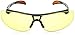 Uvex S4222XXC Protégé Safety Eyewear, Metallic Black Frame, Amber UV Extreme Anti-Fog Extended Lens