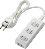 ELECOM ほこりシャッタータップ 2P4口 1.0m T-ST2410T